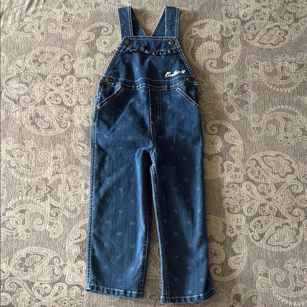 Carhartt Blue Denim Kids Overalls